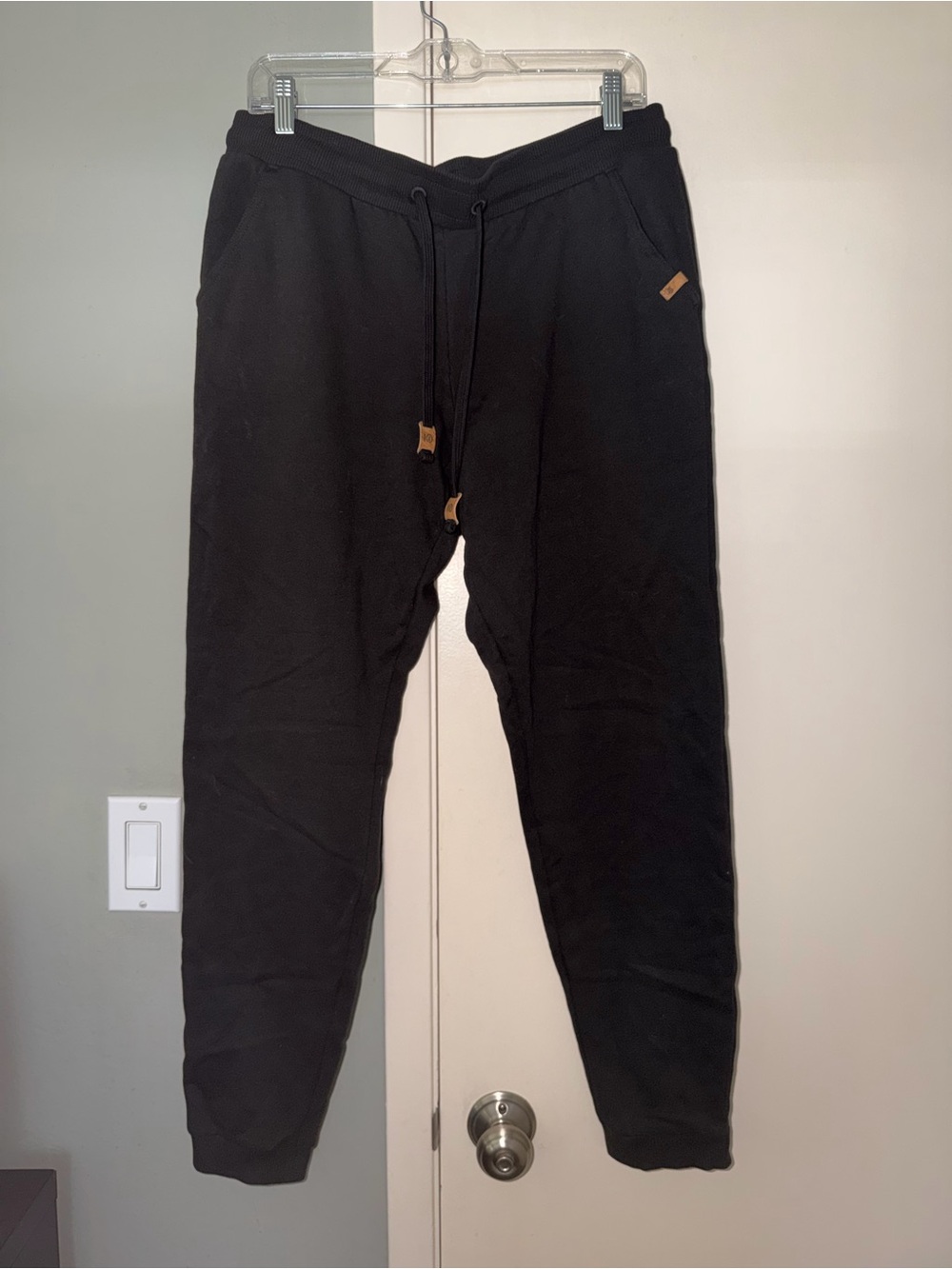 tentree Black Drawstring Jogger Pants
